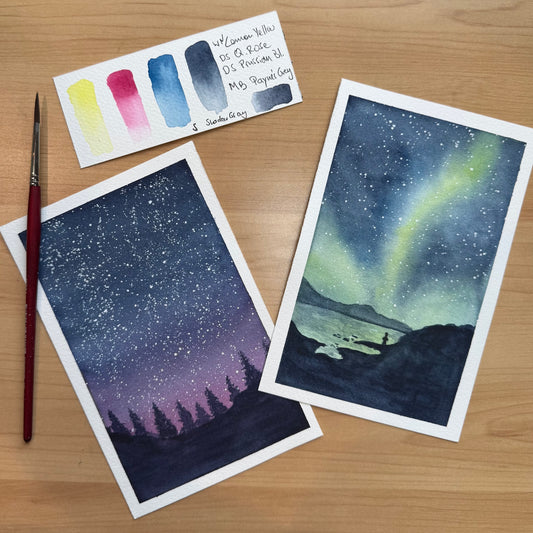 MAY 21 | Introduction to Watercolors: Night Skies with Annika Sheck